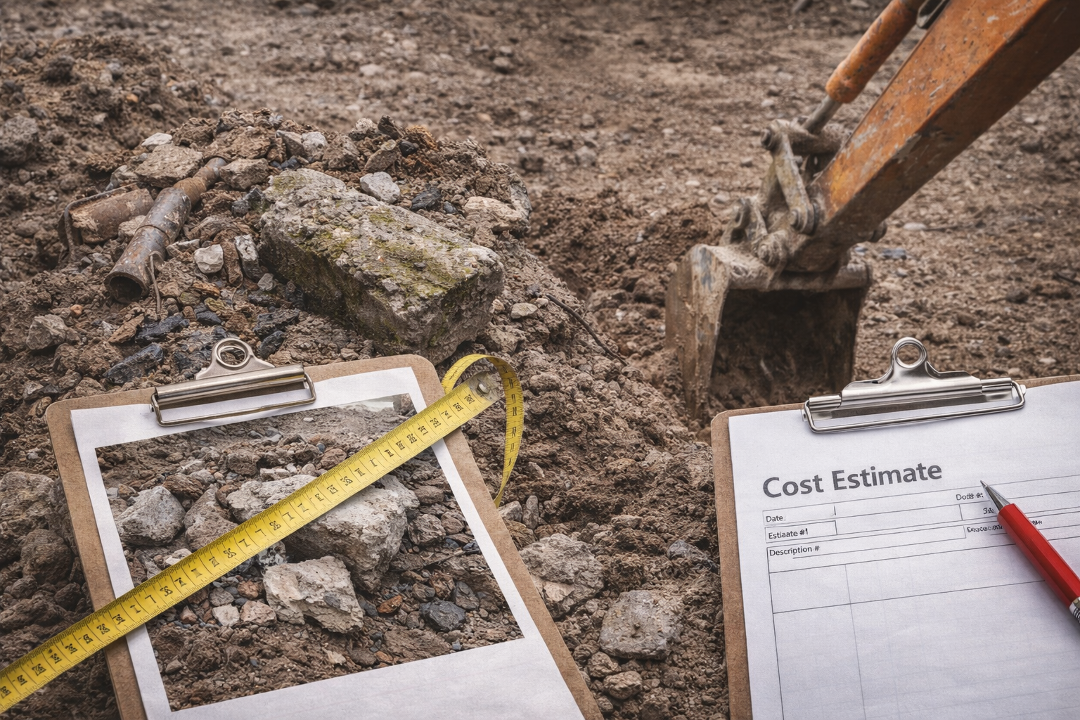 地中埋設物が出たらどうする？追加費用で揉めないための手順と確認ポイント