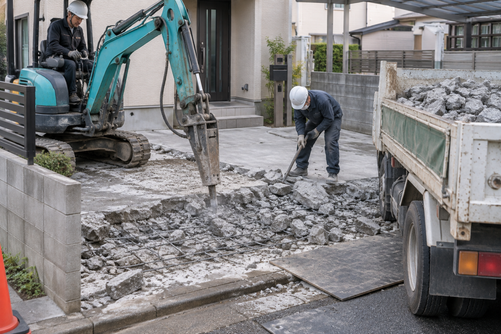 土間コンクリート撤去費用の相場｜単価・追加料金・見積もりの確認ポイント