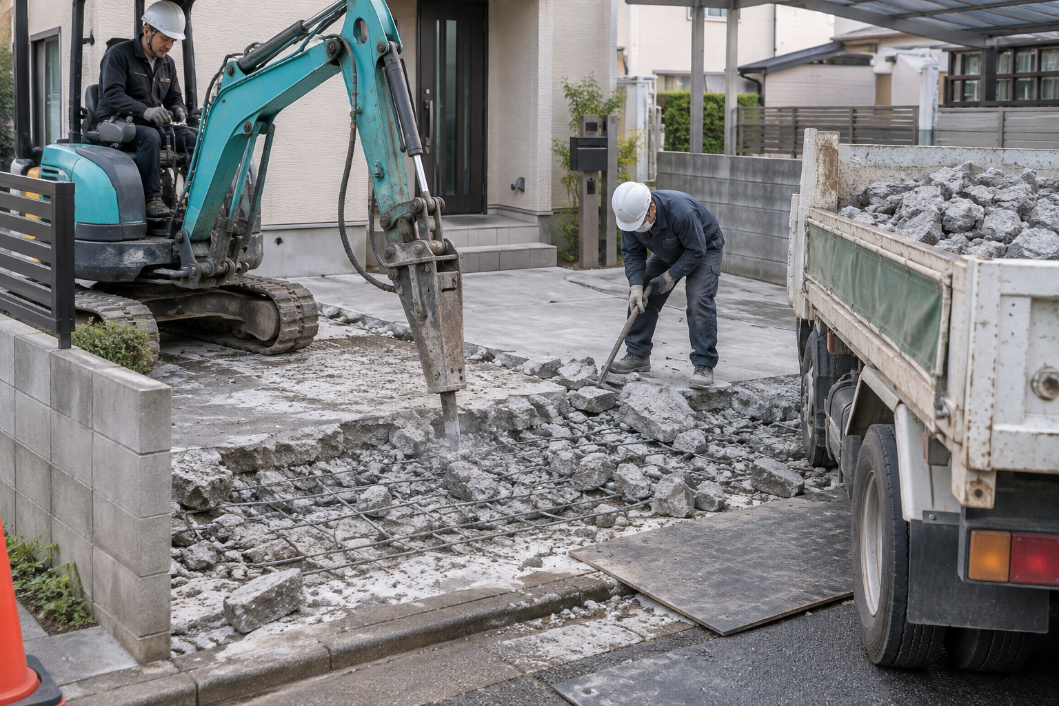 土間コンクリート撤去費用の相場｜単価・追加料金・見積もりの確認ポイント
