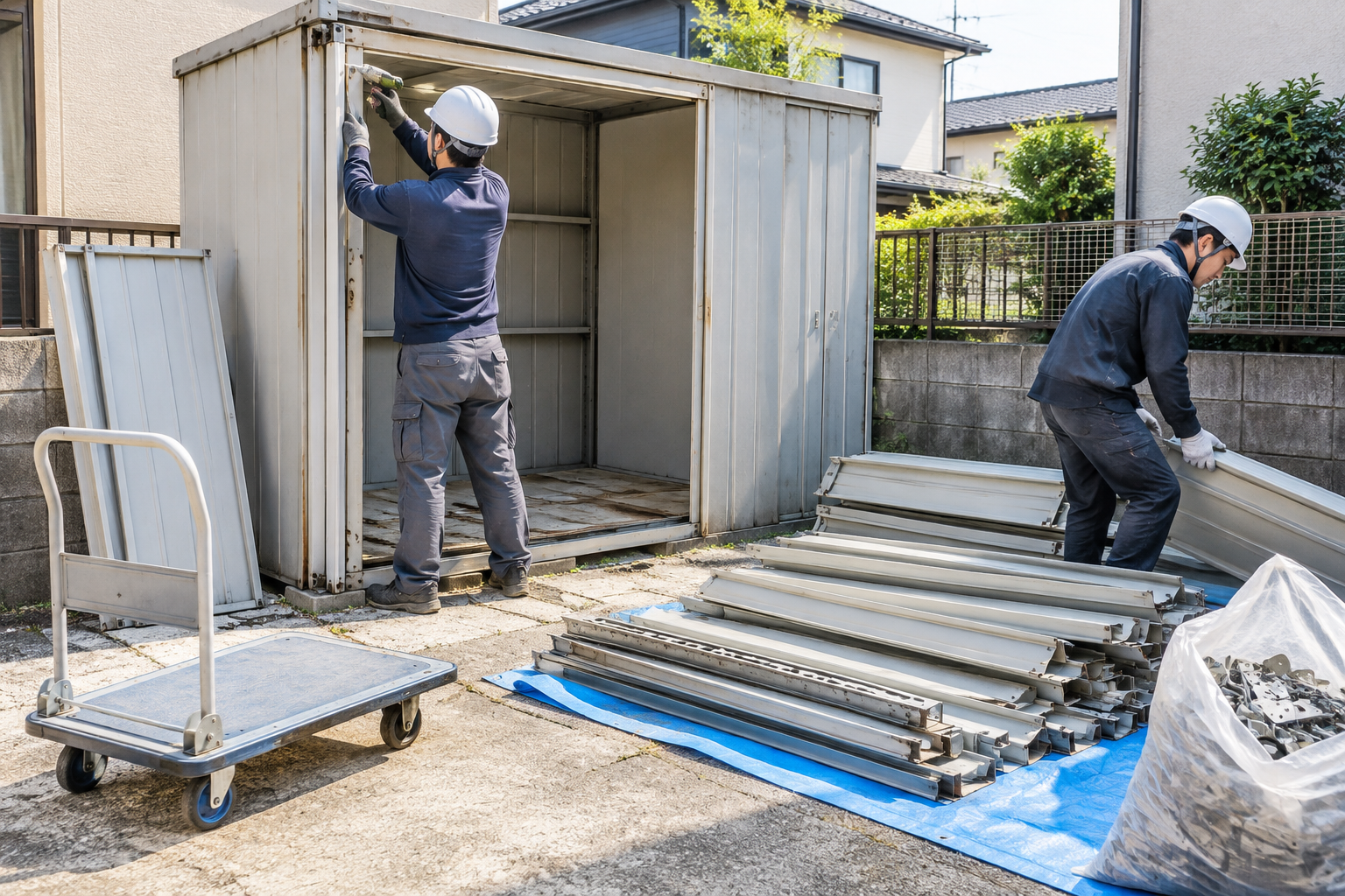 物置の解体・撤去費用相場｜内訳・追加費用・安くする方法