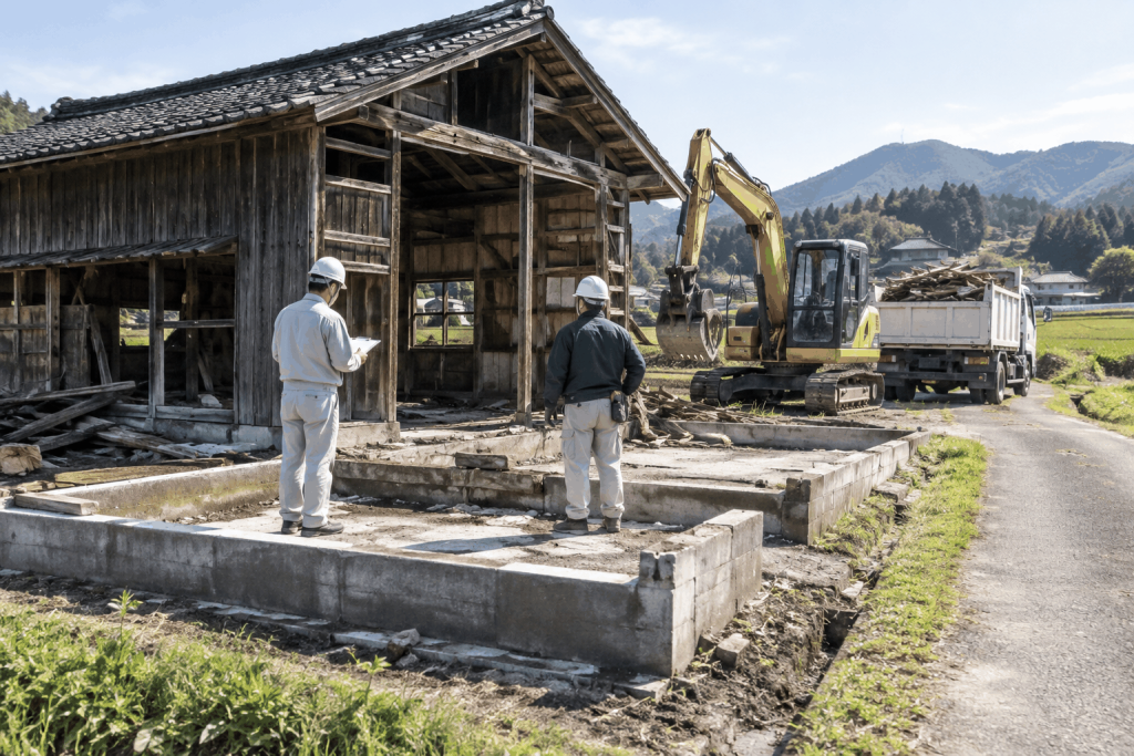 納屋の解体費用はいくら？構造別の相場・内訳・追加料金を解説